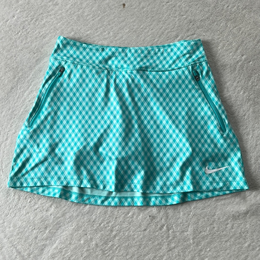 Nike Golf Dri-Fit Tour Performance Plaid Tennis Skirt